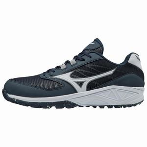 Mizuno Dominant All Surface Low Turf Miesten Baseball Kengät Laivastonsininen / Valkoinen | 583-DNQ