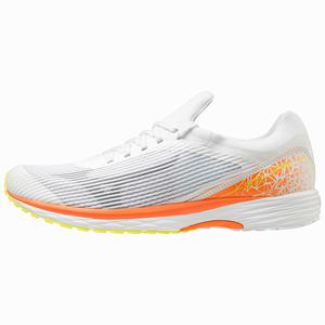 Mizuno Duel Sonic Miesten Juoksukengät Valkoinen / Oranssi | 214-KQHZAX