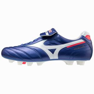 Mizuno Morelia II Japan Naisten Jalkapallokengät Sininen / Valkoinen | 036-RQNBCT