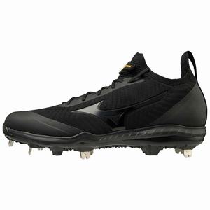 Mizuno Pro Dominant Knit Metal Miesten Baseball Kengät Mustat | 386-KRJCZI