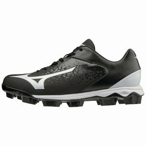 Mizuno Select Nine TPU Low Molded Miesten Baseball Kengät Mustat / Valkoinen | 584-CLMDKH