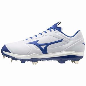 Mizuno Sweep 5 Low Metal Naisten Lenkkarit Valkoinen / Kuninkaallinen Sininen | 635-KEDMZU