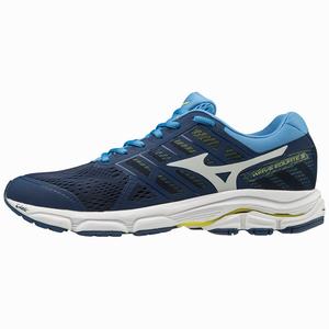 Mizuno WAVE EQUATE 3 Miesten Juoksukengät Sininen / Harmaat / Keltainen | 581-RAOWUT