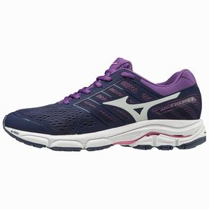 Mizuno WAVE EQUATE 3 Naisten Juoksukengät Laivastonsininen / Violetit | 930-ZKVQUW