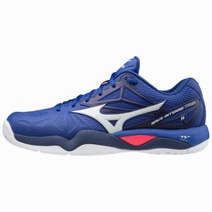 Mizuno WAVE INTENSE TOUR 5 AC Miesten Tenniskengät Sininen / Valkoinen / Pinkki | 481-IWVASH