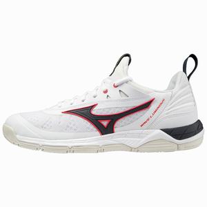 Mizuno WAVE LUMINOUS Miesten Lentopallokengät Valkoinen / Punainen | 873-YOSIKU