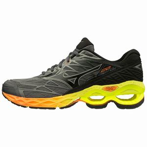 Mizuno Wave Creation 20 Miesten Juoksukengät Harmaat / Keltainen | 341-MNSRGV