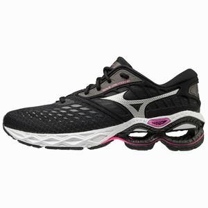 Mizuno Wave Creation 21 Naisten Juoksukengät Mustat / Pinkki | 456-TPFRSV