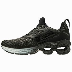 Mizuno Wave Creation Waveknit Naisten Juoksukengät Mustat | 549-IHRSYF