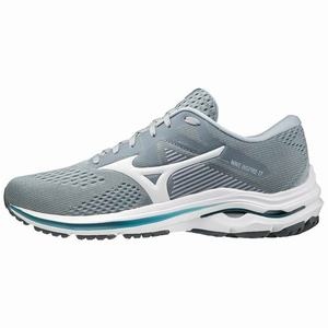 Mizuno Wave Inspire 17 Miesten Juoksukengät Harmaat / Valkoinen | 713-CPKAEL