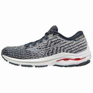 Mizuno Wave Inspire 17 WAVEKNIT D (Wide) Naisten Juoksukengät Harmaat | 850-COFYMU