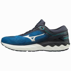 Mizuno Wave Skyrise Miesten Juoksukengät Sininen / Hopea / Laivastonsininen | 152-SMUKZE