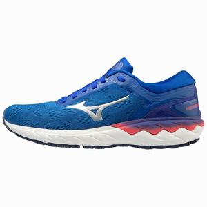 Mizuno Wave Skyrise Naisten Juoksukengät Sininen / Pinkki | 296-SJETRI