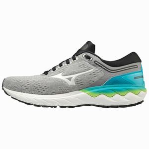 Mizuno Wave Skyrise Naisten Juoksukengät Harmaat / Valkoinen | 970-GOPIKH