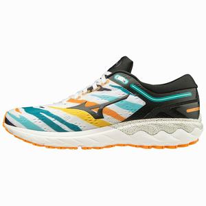 Mizuno Wave Skyrise x Ceizer Naisten Juoksukengät Valkoinen / Mustat / Oranssi | 294-UHRYMT